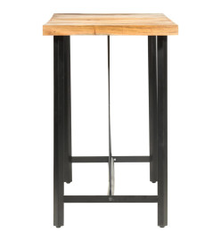 Ensemble de bar 9 pcs Bois d'acacia et de récupération massif