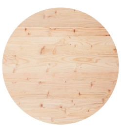 Dessus de table rond Ø70x3 cm bois de pin massif