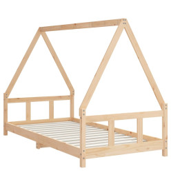 Cadre de lit pour enfant 90x190 cm Bois de pin massif