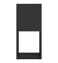 Armoire rotative Noir 34,5x34,5x75,5 cm Aggloméré