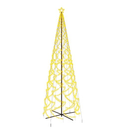 Arbre de Noël cône 1400 LED Blanc chaud 160x500 cm