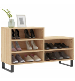 Armoire à chaussures Chêne sonoma 102x36x60cm Bois d'ingénierie