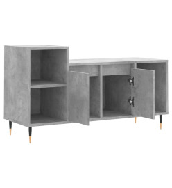 Meuble TV Gris béton 100x35x55 cm Bois d'ingénierie