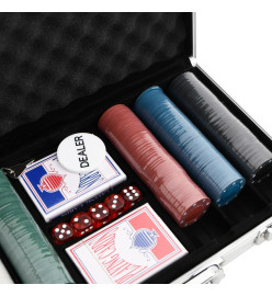 Jeu de jetons de poker 300 pcs 4 g