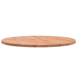 Dessus de table Ø80x2,5 cm rond bois massif de hêtre