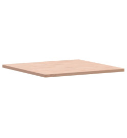 Dessus de table 80x80x2,5 cm carré bois massif de hêtre