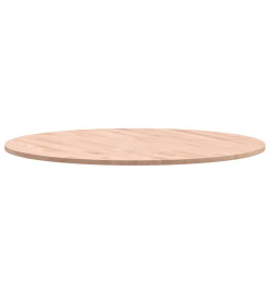 Dessus de table Ø80x1,5 cm rond bois massif de hêtre