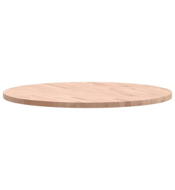 Dessus de table Ø80x2,5 cm rond bois massif de hêtre