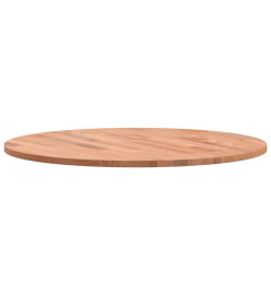 Dessus de table Ø60x1,5 cm rond bois massif de hêtre