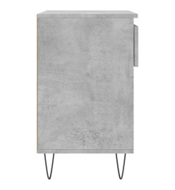 Armoire à chaussures Gris béton 70x36x60 cm Bois d'ingénierie