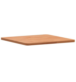 Dessus de table 40x40x1,5 cm carré bois massif de hêtre