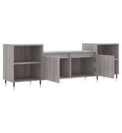 Meuble TV Sonoma gris 160x35x55 cm Bois d'ingénierie