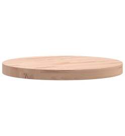 Dessus de table Ø30x2,5 cm rond bois massif de hêtre