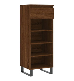 Armoire à chaussures Chêne marron 40x36x105cm Bois d'ingénierie