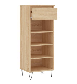 Armoire à chaussures Chêne sonoma 40x36x105cm Bois d'ingénierie