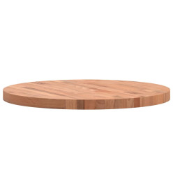 Dessus de table Ø70x4 cm rond bois massif de hêtre