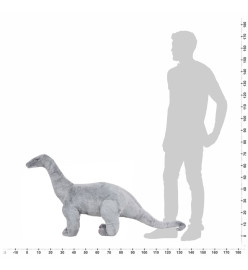 Jouet en peluche Dinosaure Brachiosaurus Gris XXL