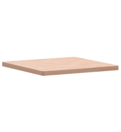 Dessus de table 80x80x4 cm carré bois massif de hêtre