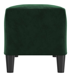 Banc Vert foncé 100x35x41 cm Velours