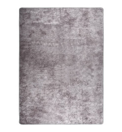 Tapis lavable antidérapant 120x180 cm Gris