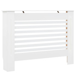 Cache-radiateur Blanc 112x19x81,5 cm MDF