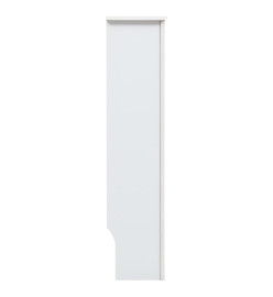 Cache-radiateur Blanc 112x19x81,5 cm MDF