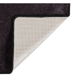 Tapis lavable antidérapant 160x230 cm Anthracite