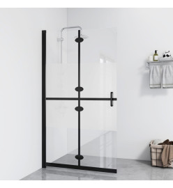 Paroi de douche pliable Verre ESG demi-dépoli 110x190 cm