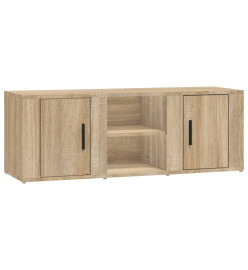 Meuble TV Chêne sonoma 100x31,5x35 cm Bois d'ingénierie