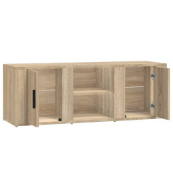 Meuble TV Chêne sonoma 100x31,5x35 cm Bois d'ingénierie