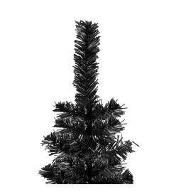 Sapin de Noël étroit Noir 240 cm