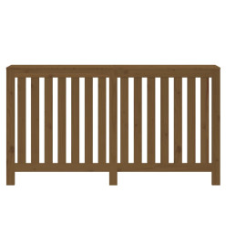 Cache-radiateur Marron miel 153x19x84 cm Bois massif de pin