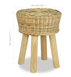 Tabouret de bar Rotin naturel