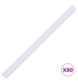 Écrans d'intimité de jardin 4 pcs PVC 35x0,19 m Crème