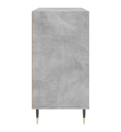 Buffet gris béton 103,5x35x70 cm bois d'ingénierie