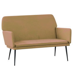 Banc Marron 108x79x79 cm Velours