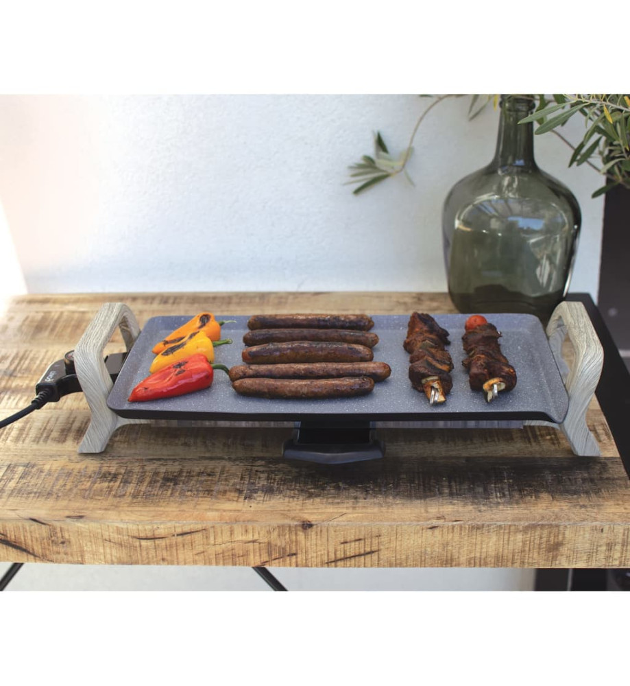 Livoo Plaque de cuisson 1800 W Naturel et noir