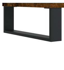 Armoire à disques chêne fumé 84,5x38x89 cm bois d'ingénierie