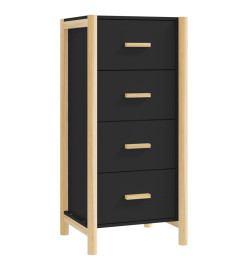 Buffet haut Noir 42x38x90 cm Bois d'ingénierie