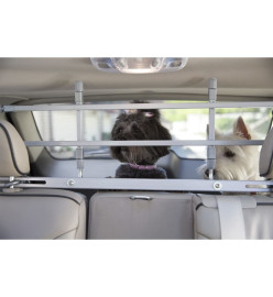 Worldwise Barrière d'auto pour chien K9K Aluminium Argenté