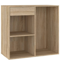 Armoire cosmétique Chêne sonoma 80x40x75 cm Bois d'ingénierie