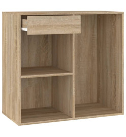 Armoire cosmétique Chêne sonoma 80x40x75 cm Bois d'ingénierie