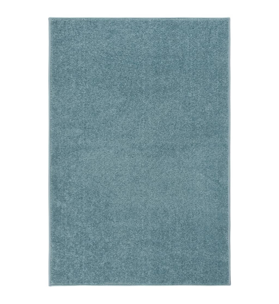 Tapis à poils courts 200x290 cm Bleu