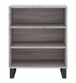 Buffet sonoma gris 57x35x70 cm bois d'ingénierie