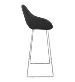 Tabouret de bar Noir Velours