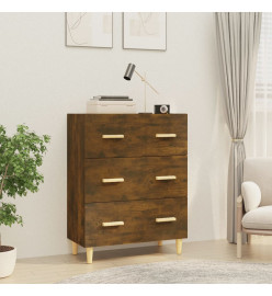 Buffet Chêne fumé 70x34x90 cm Bois d'ingénierie