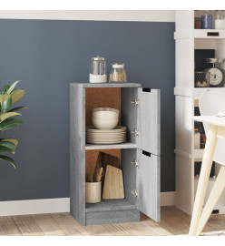 Buffet Sonoma gris 30x30x70 cm Bois d'ingénierie