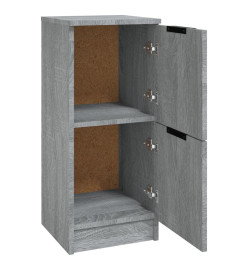 Buffet Sonoma gris 30x30x70 cm Bois d'ingénierie