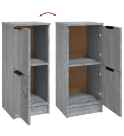 Buffet Sonoma gris 30x30x70 cm Bois d'ingénierie