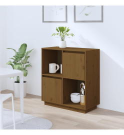 Buffet Marron miel 74x35x80 cm Bois massif de pin